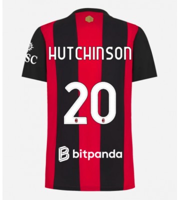AC Milan Omari Hutchinson #20 Hjemmebanetrøje Dame 2026-27 Kortærmet